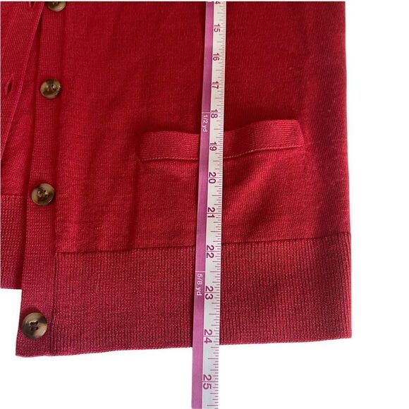 Halogen Pink Button Down Cardigan Sz L - Picture 9 of 9